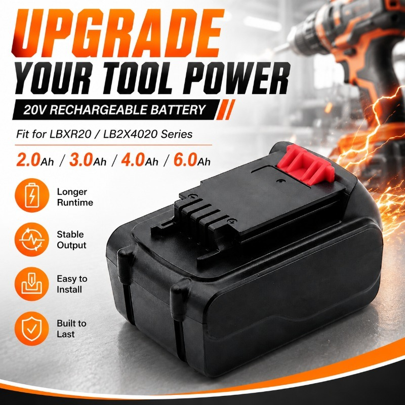 Black+Decker Tool 20V Max - Batería de Repuesto de Iones de