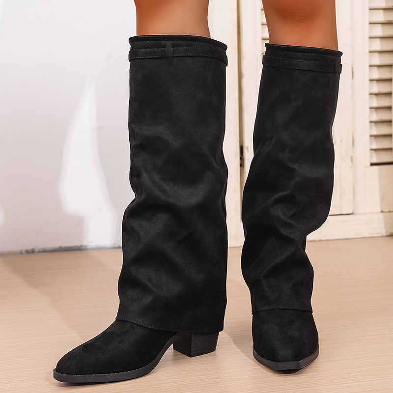 Botas hasta la rodilla de tacó - Pipe Bending Spring reseña y precio
