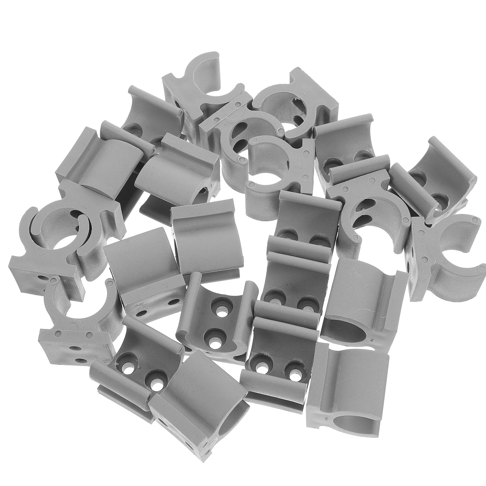 24 piezas de abrazaderas de tu - Plastic Pipe Clip reseña y precio